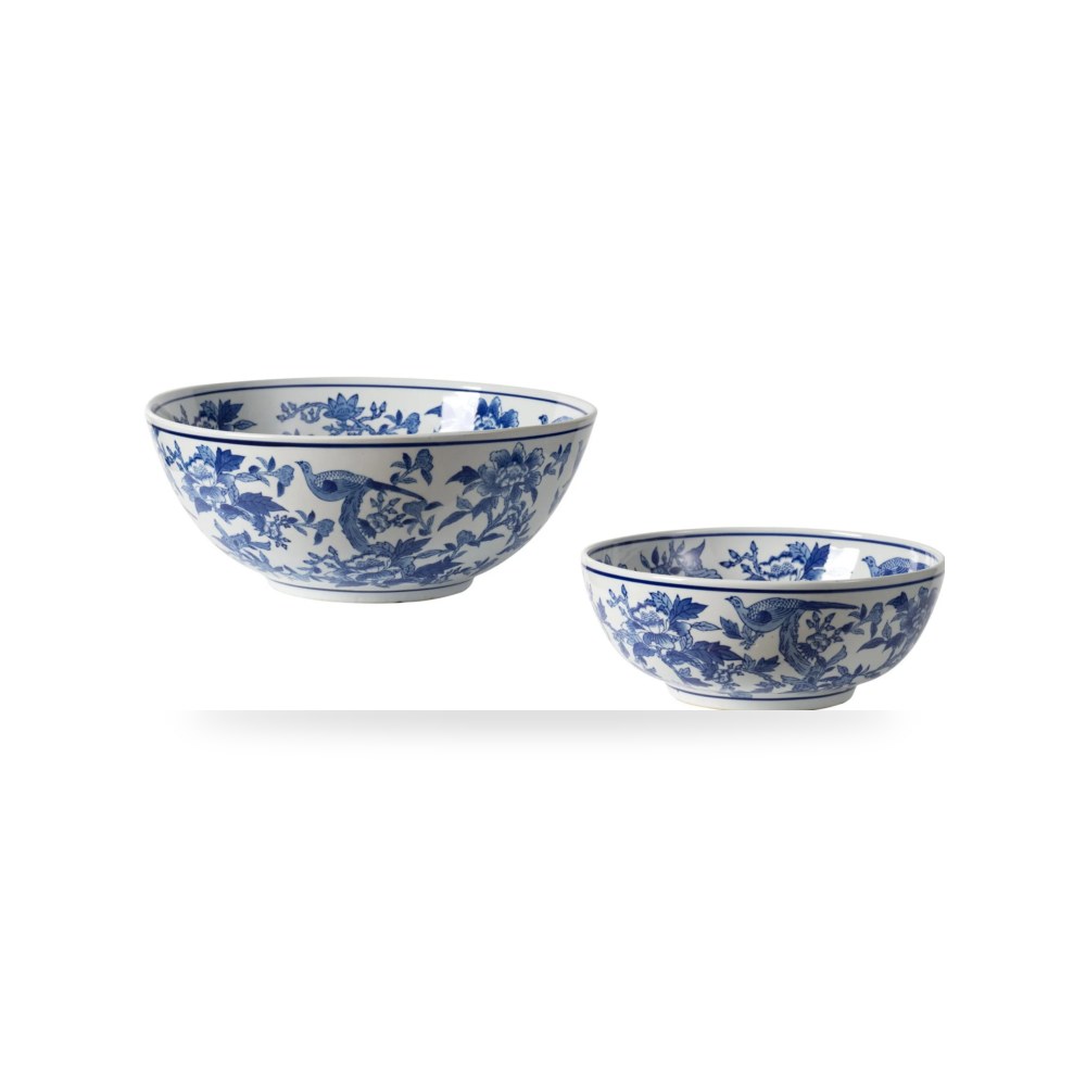 سيراميك أبيض S - 2 Decorative Bowls روتس موديل EG-2268