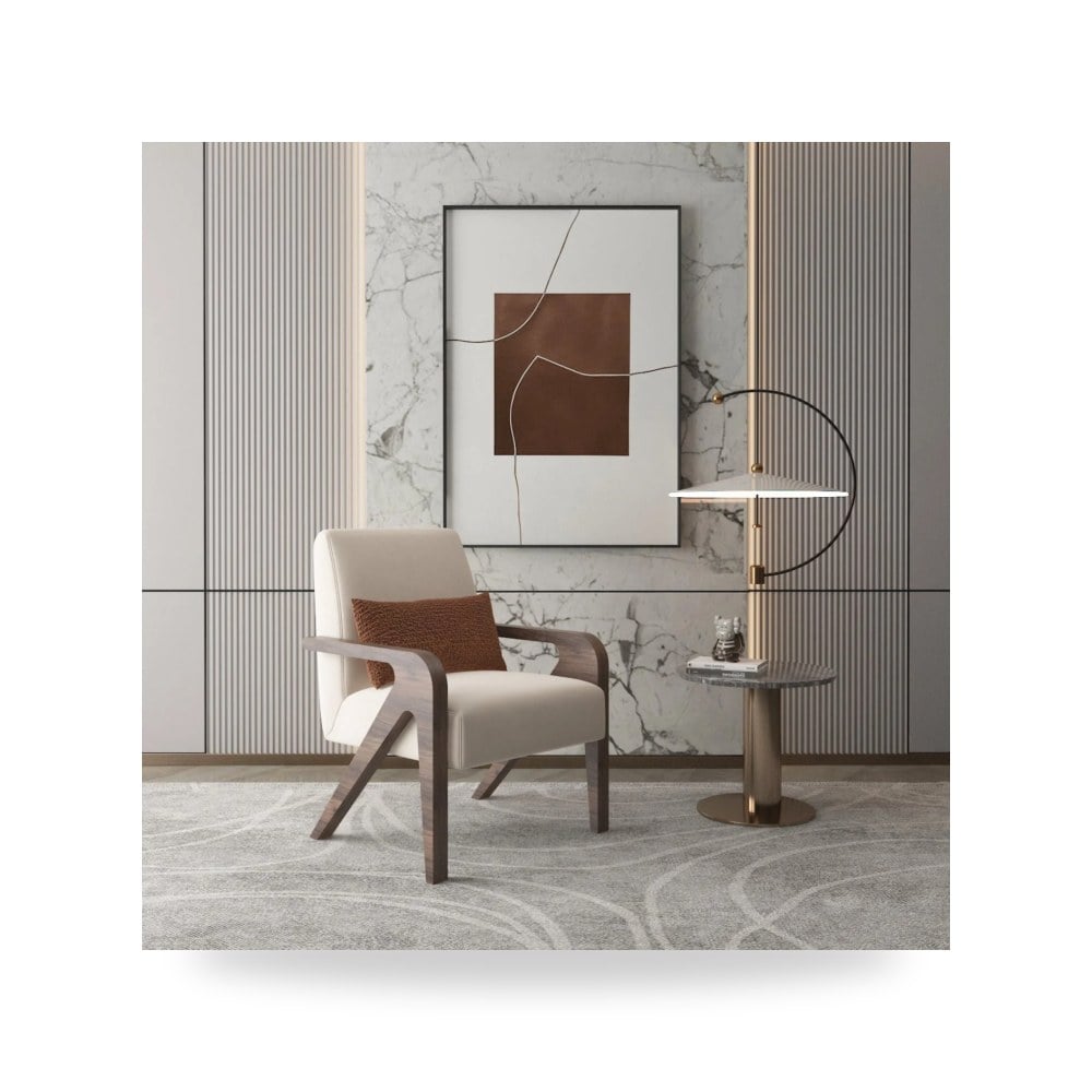 كرسي جلوس واستراحة فاخر أوك للأثاث (Oak Furniture)
