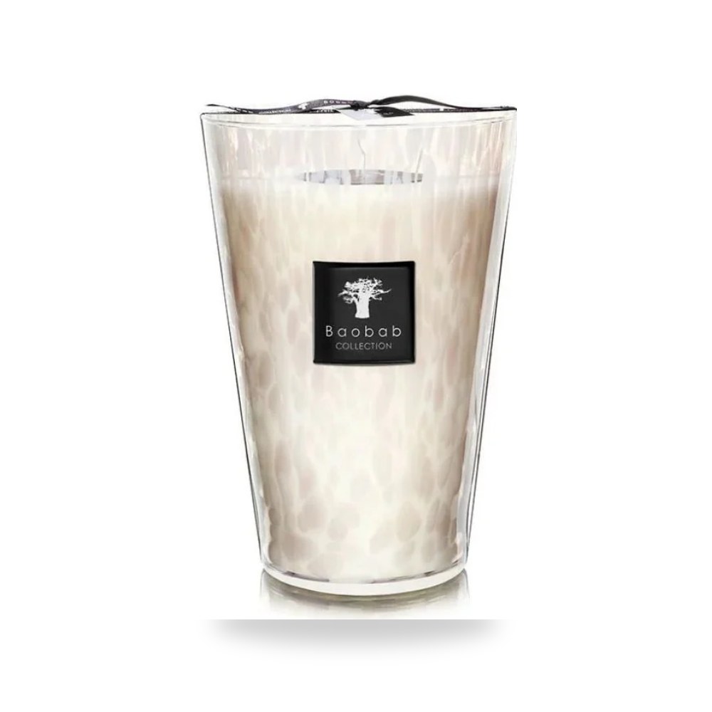 شمعة معطرة فاخرة أبيض مجموعة باوباب Baobab Collection موديل MAX35PW