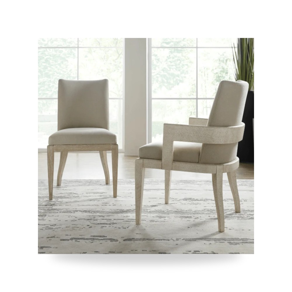 كرسي جلوس بتصميم أنيق - Cascade Upholstered Arm Chair - من Hooker Furniture