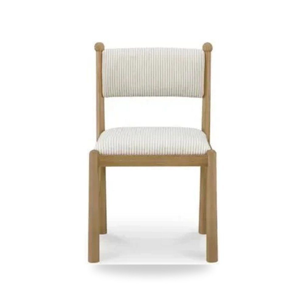 كرسي طعام فاخر - Villetta Dining Chair Stripe - من Moe's Home - طراز EW-1032-37