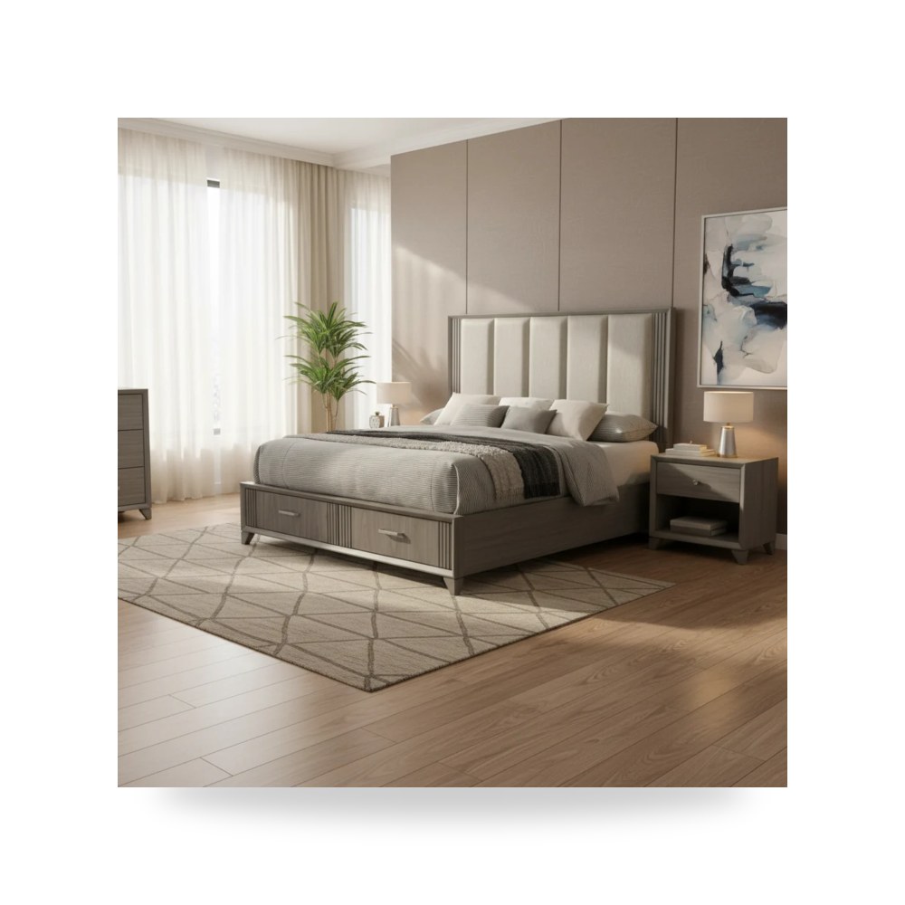سرير نوم فاخر - سرير نوم موديل RF 1929 - طراز RF-1929-B6589BED
