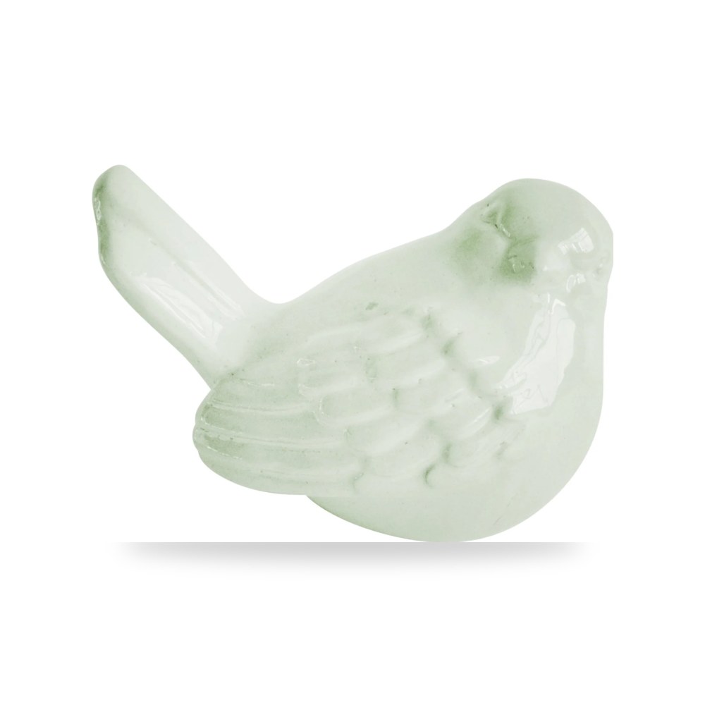 سيراميك أخضر BIRD FIGURINE, Sagebrook Home