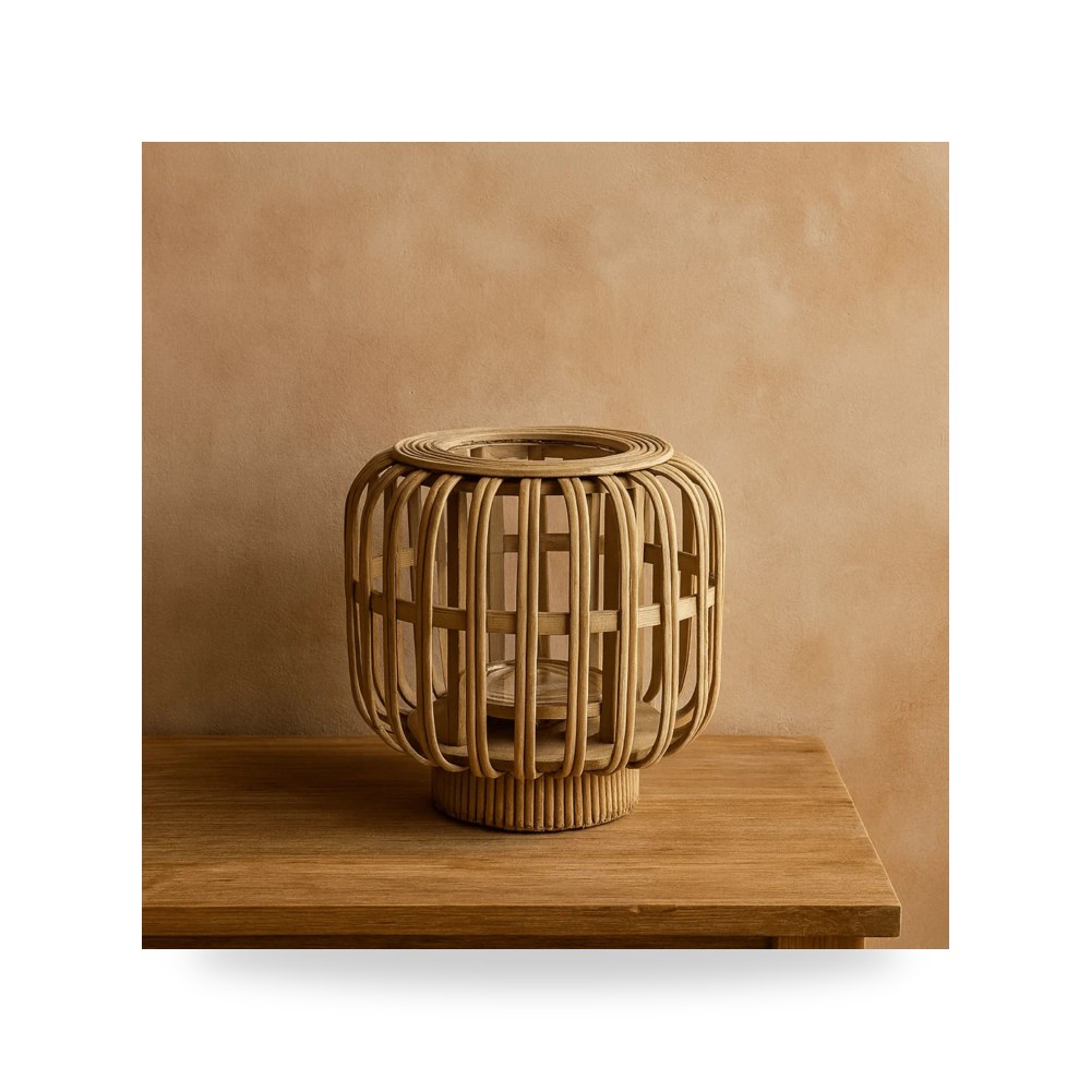 فانوس رمادي LARGE, 29*29*37 CM موديل 100077507