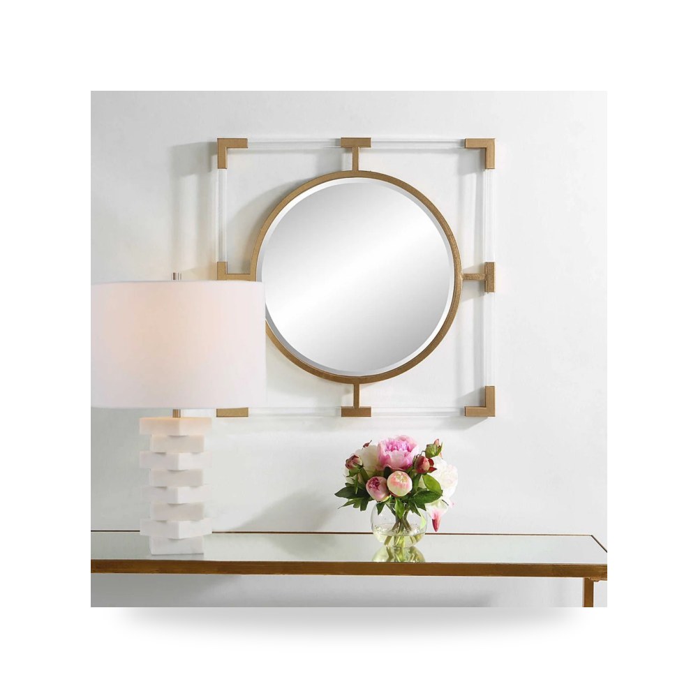 مرآة ذهبي Balkan Small Uttermost