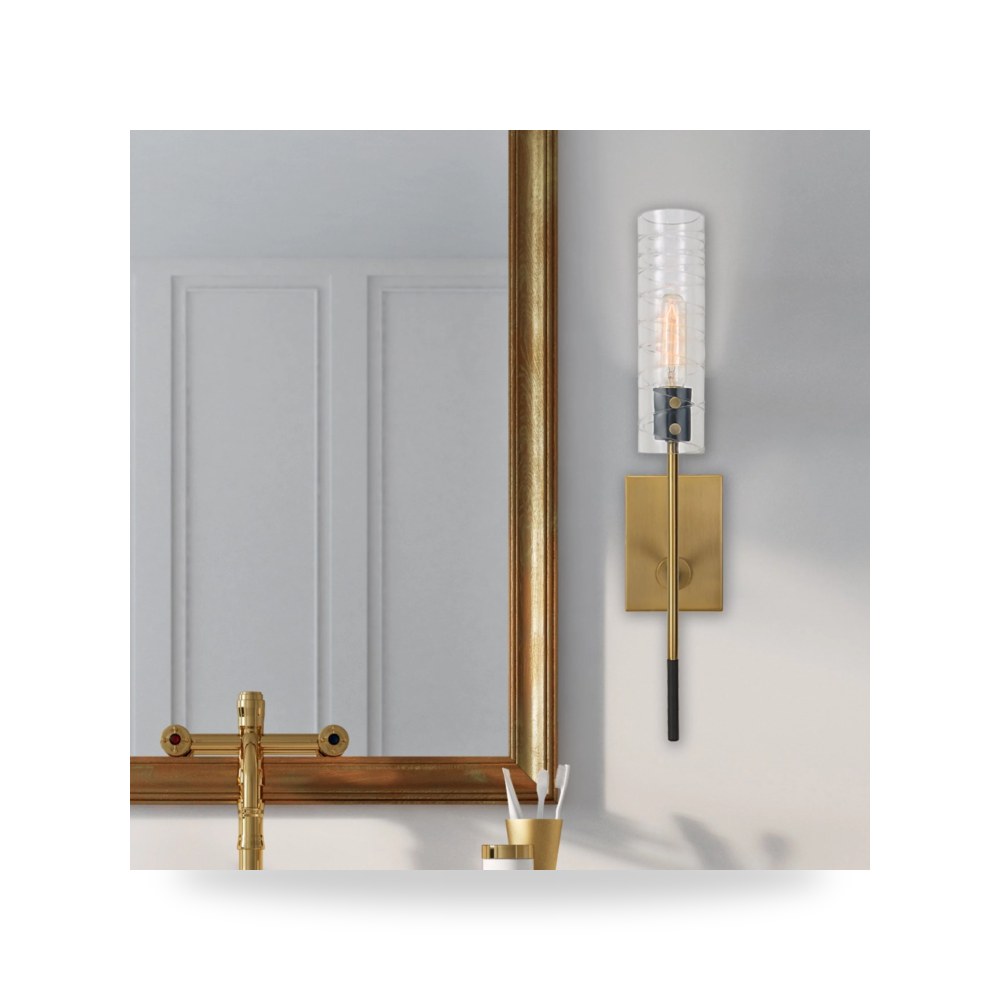 إضاءة جدارية نحاس أصفر Uttermost Telesto