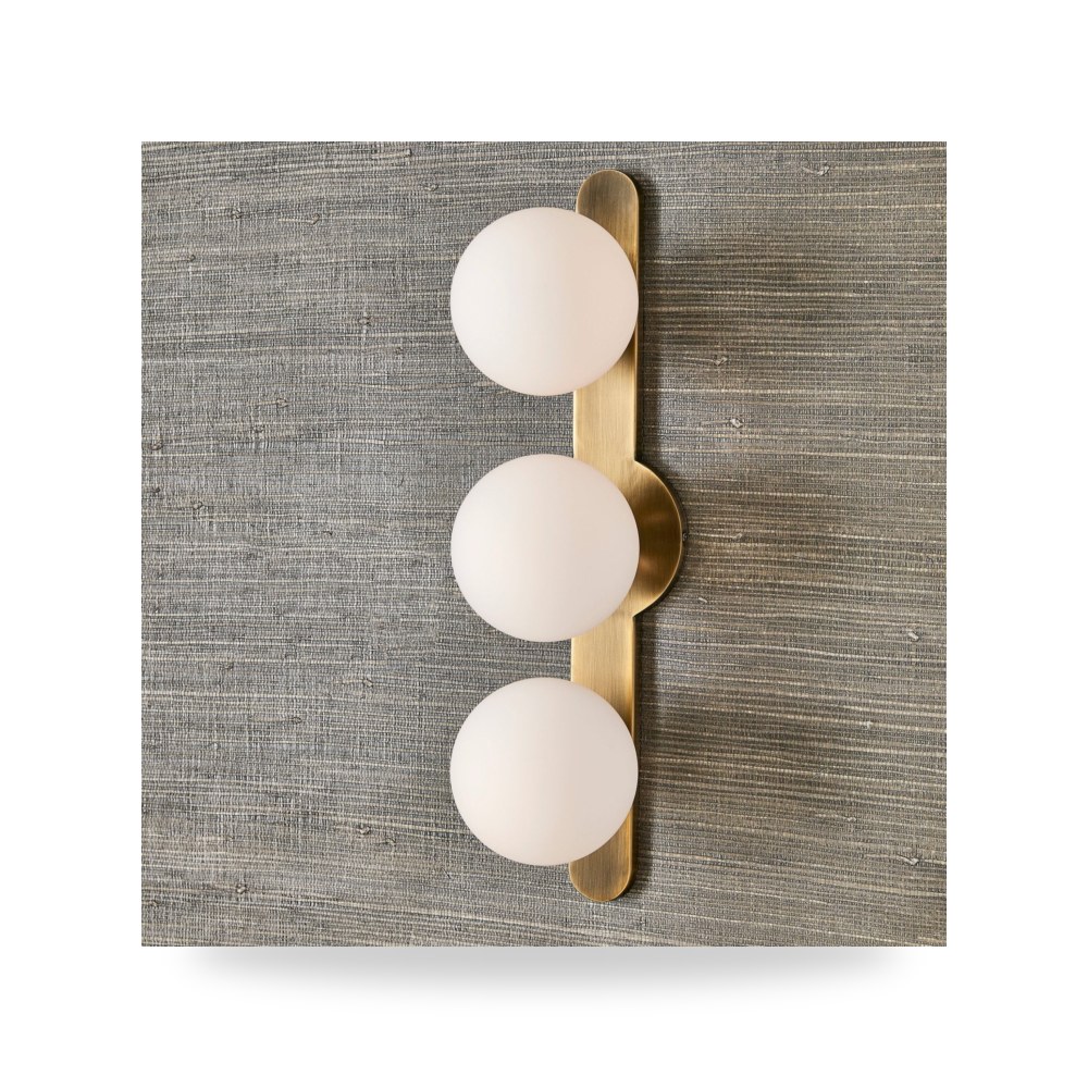 شمعدان إضاءة جداري - Droplet Mid-Century 3-Light Sconce - من Uttermost - طراز 22559-UTT