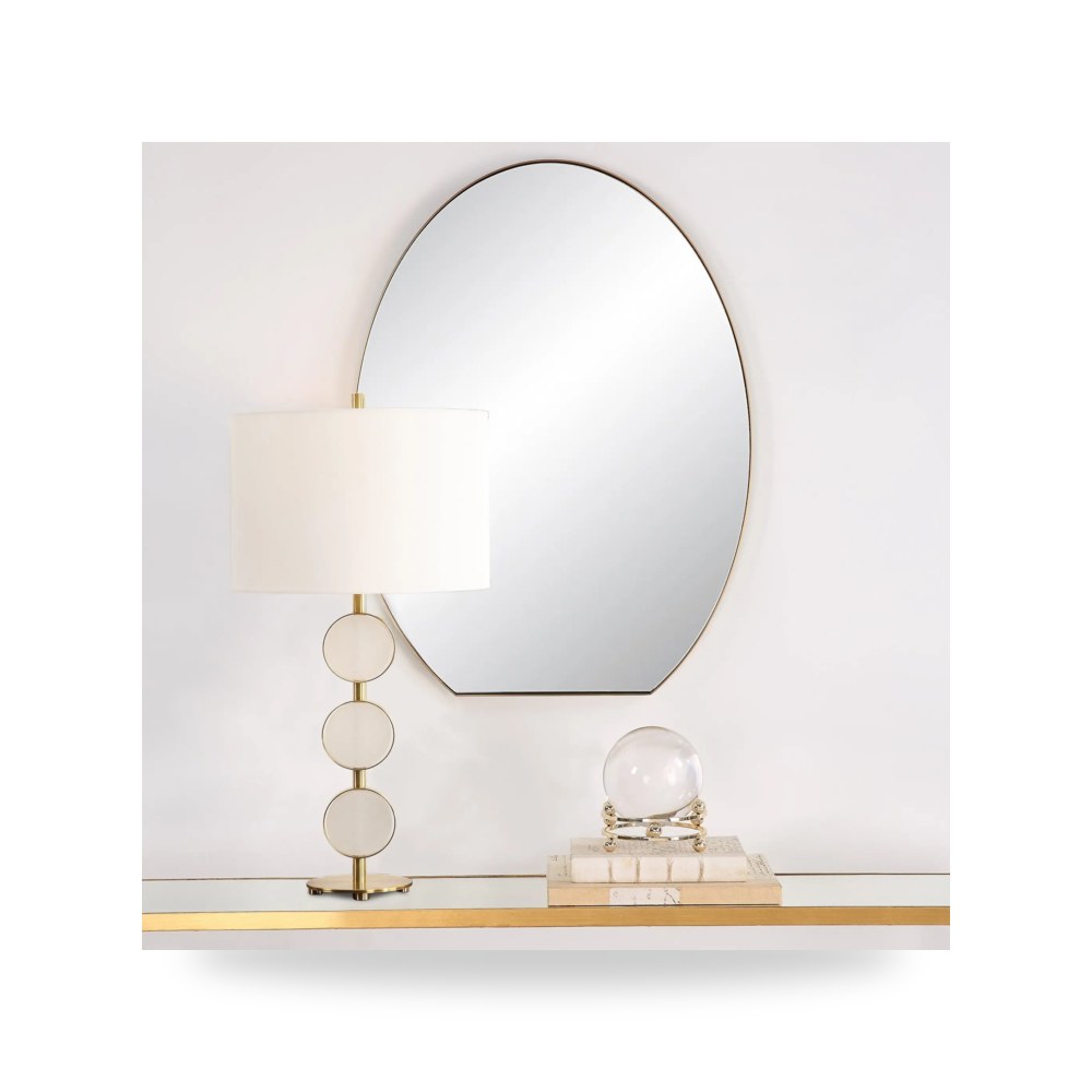 مرآة ديكور Cabell Brass Oval Uttermost موديل 09924-utt