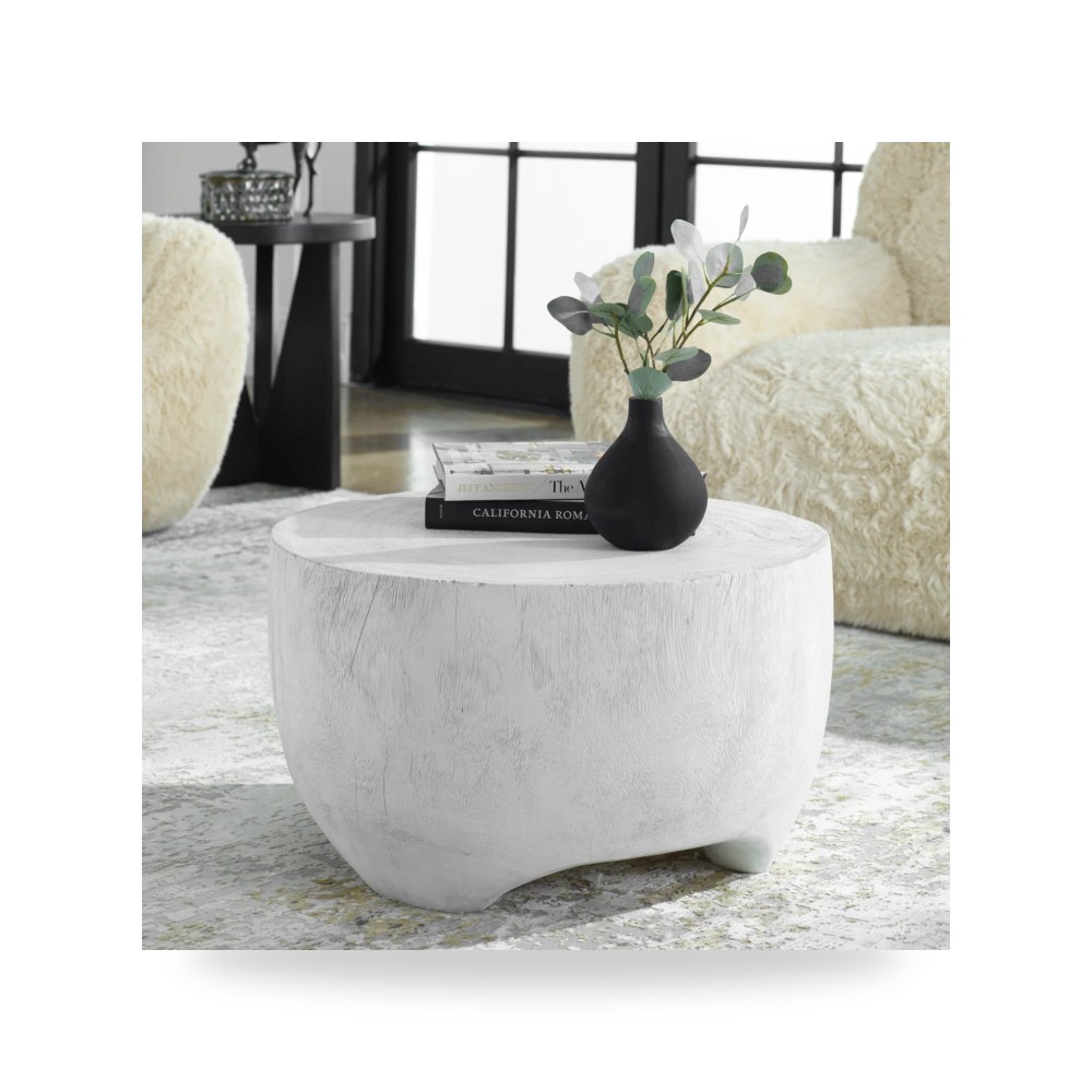 طاولة قهوة أبيض Elevate أترموست Uttermost