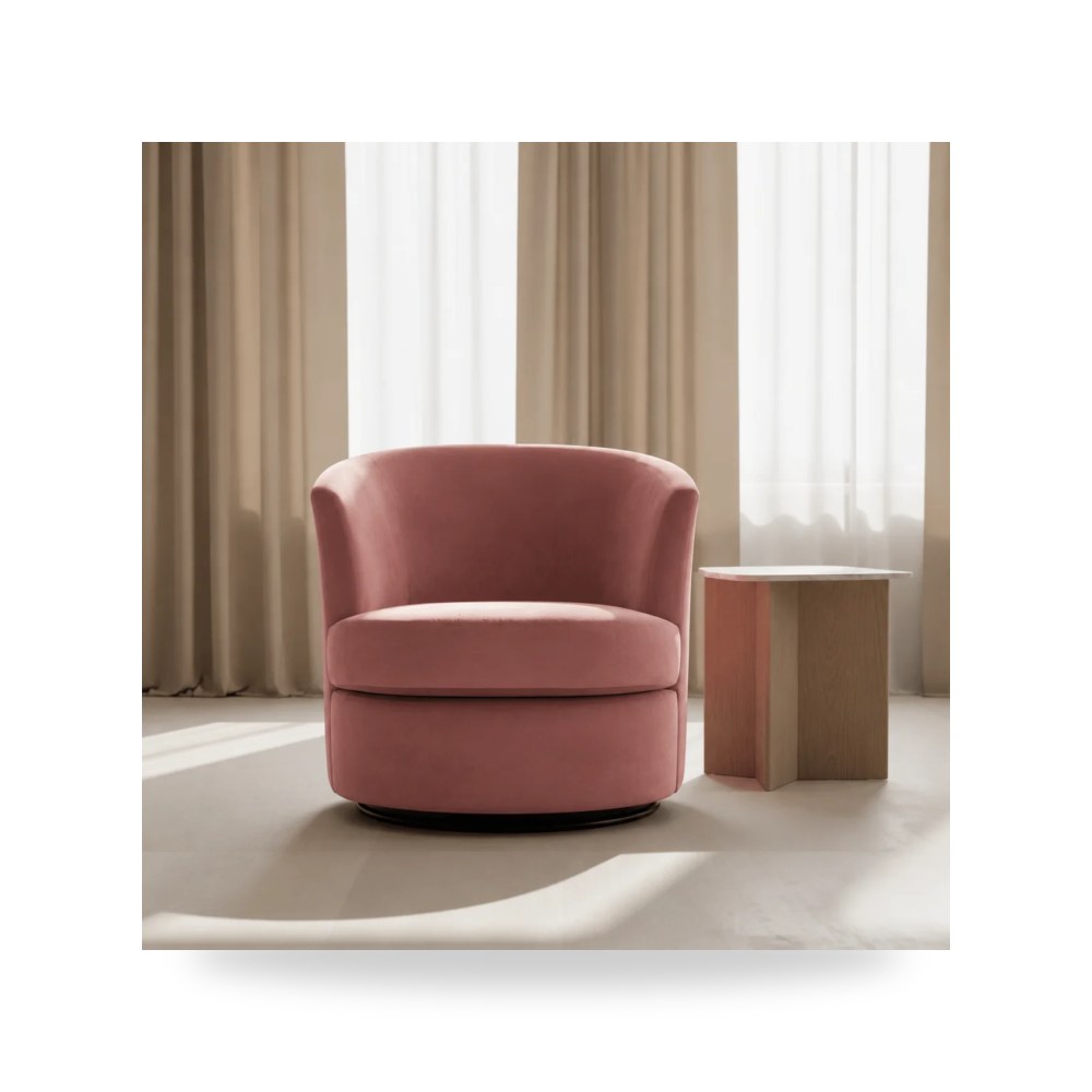 كرسي جلوس بتصميم أنيق - Fluorite Chair - طراز WHC01721