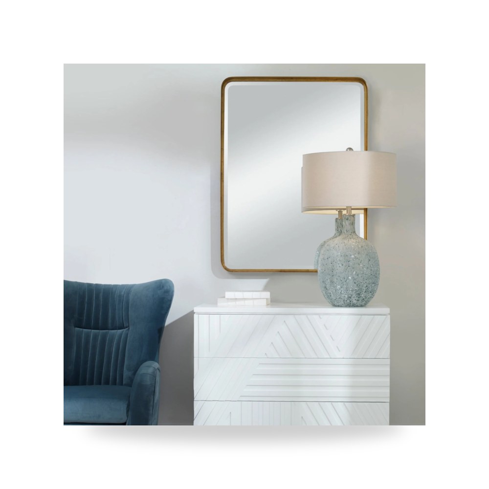 مرآة ديكور Crofton ذهبي Uttermost