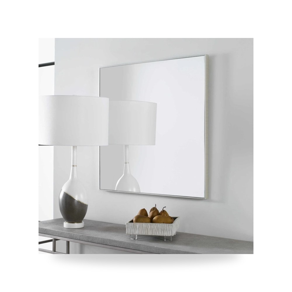 مرآة ديكور Alexo Square فضي Uttermost