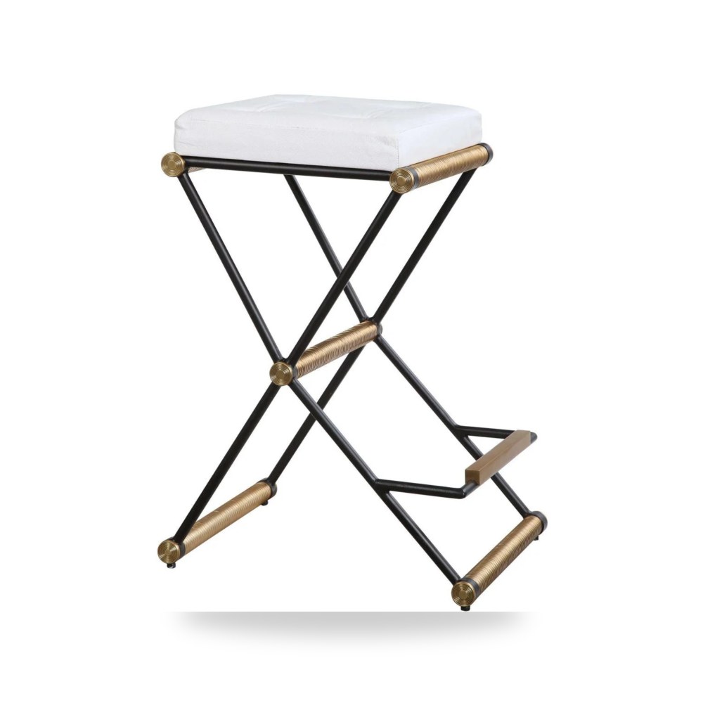 كراسي ومقاعد فاخرة - X Marks The Spot Counter Stool - من Uttermost - طراز R25076-UTT