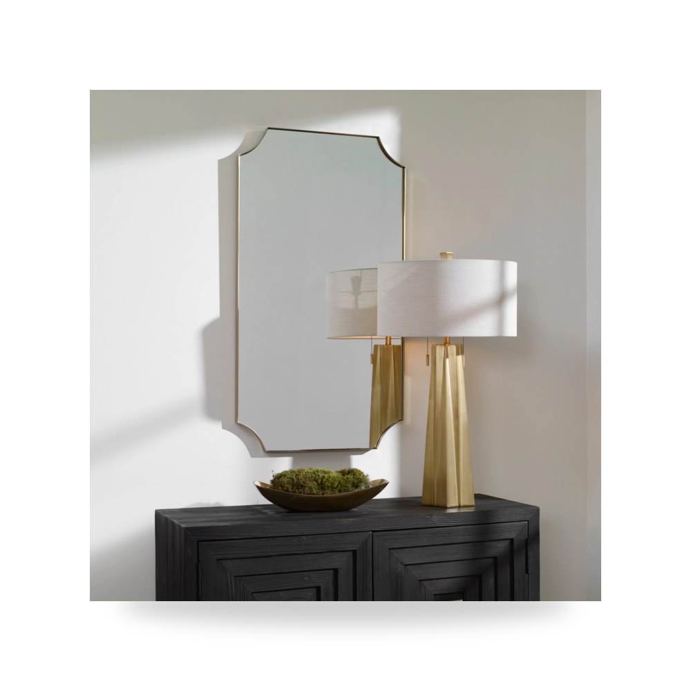 مرآة نحاس أصفر Lennox Uttermost