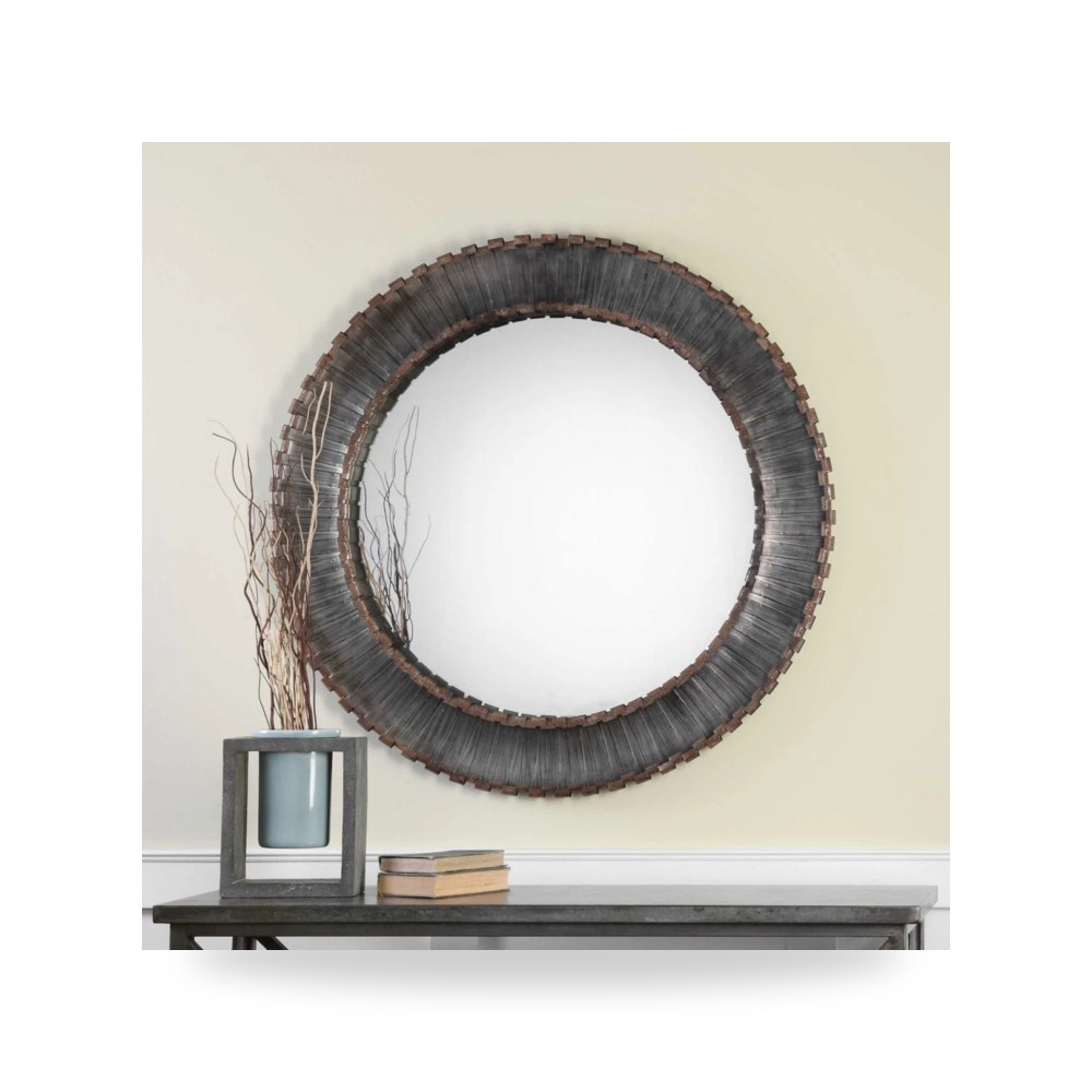 مرآة ديكور Tanaina Round Uttermost