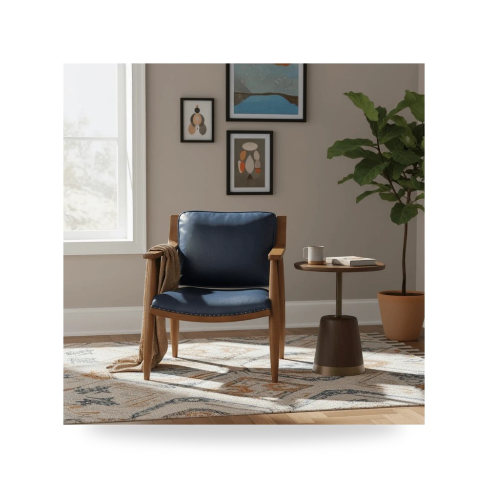 كرسي جلوس بتصميم أنيق - كرسي Dillian Uttermost معتمد - طراز R23400-UTT
