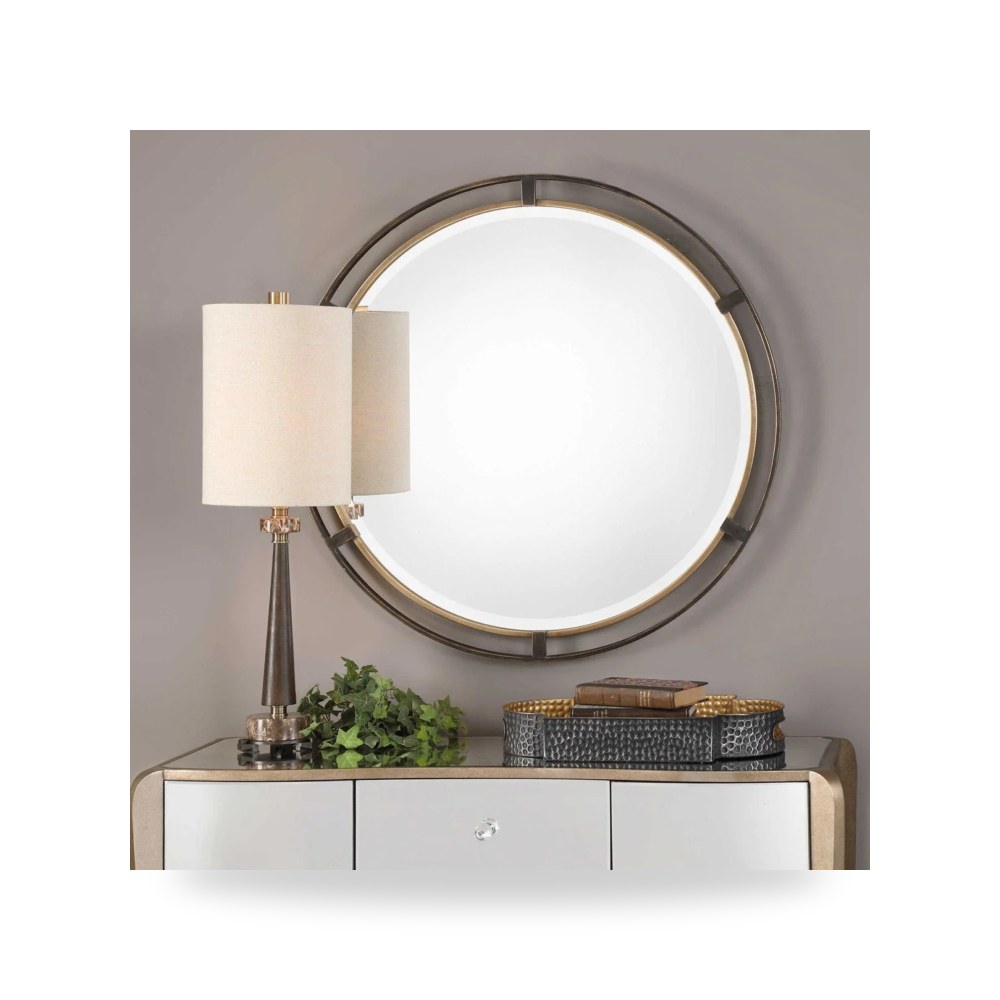 مرآة ديكور Carrizo Round Uttermost