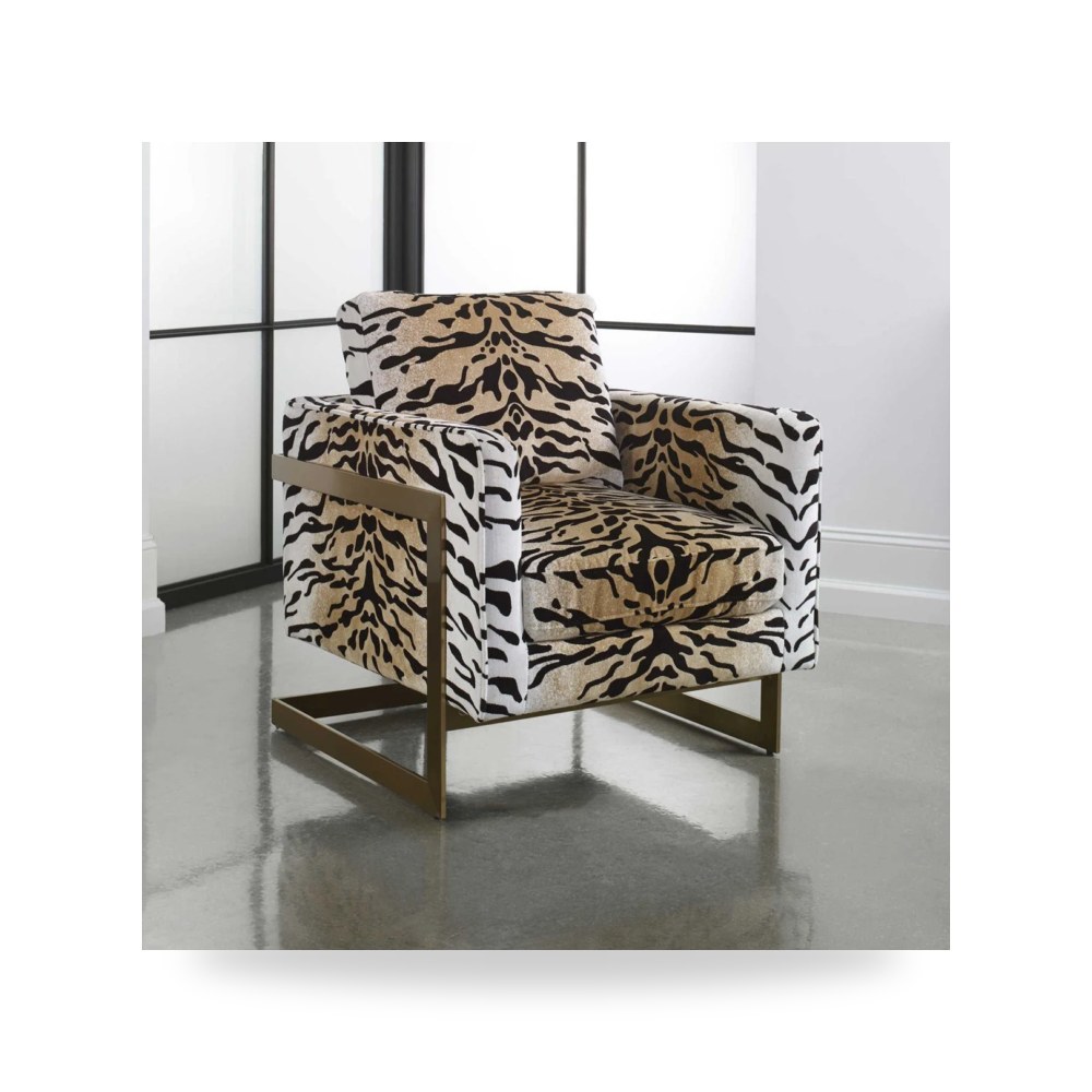 كرسي جلوس بتصميم أنيق - كرسي Hollyn Uttermost معتمد - طراز R23457-UTT