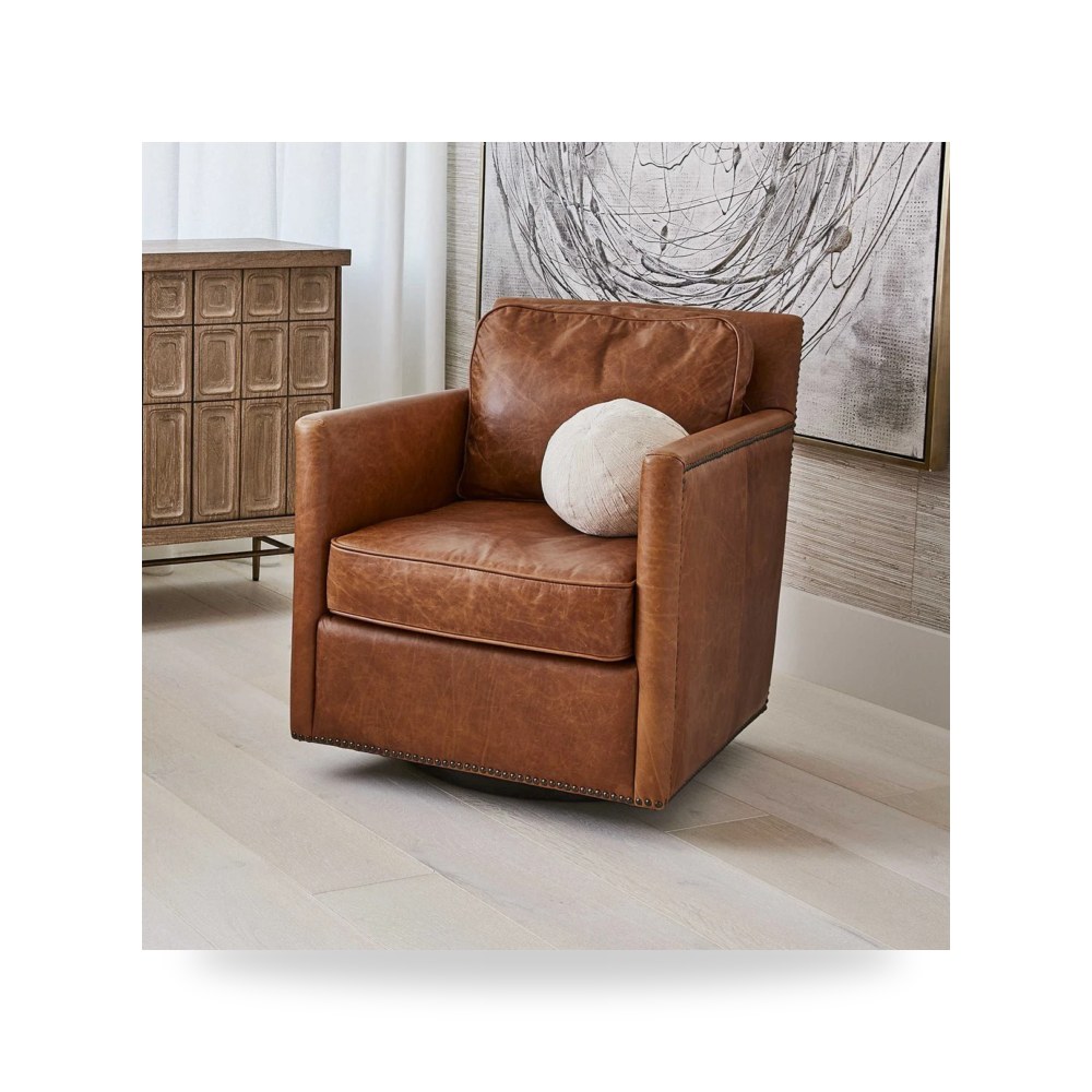 كرسي جلوس بتصميم أنيق - كرسي Roosevelt Swivel Uttermost - طراز R23541-UTT