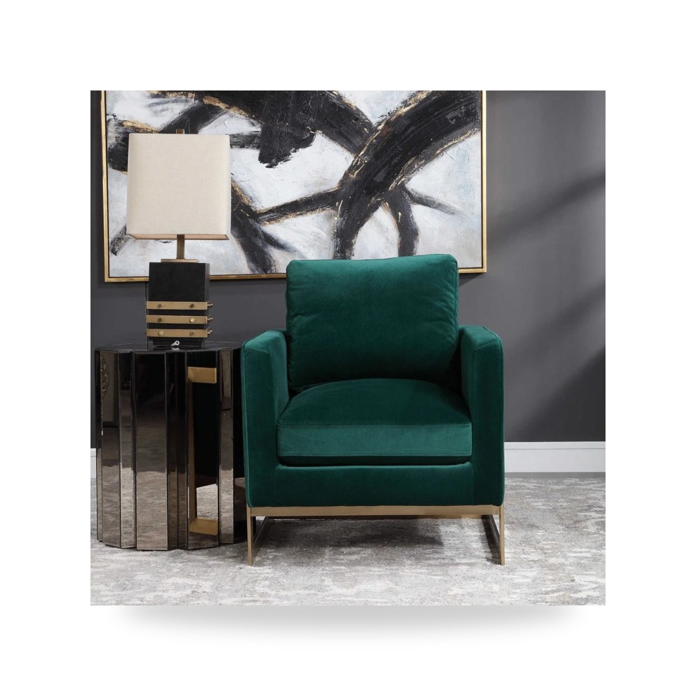 كرسي جلوس بتصميم أنيق - كرسي Rosaleen Uttermost معتمد - طراز R23503-UTT