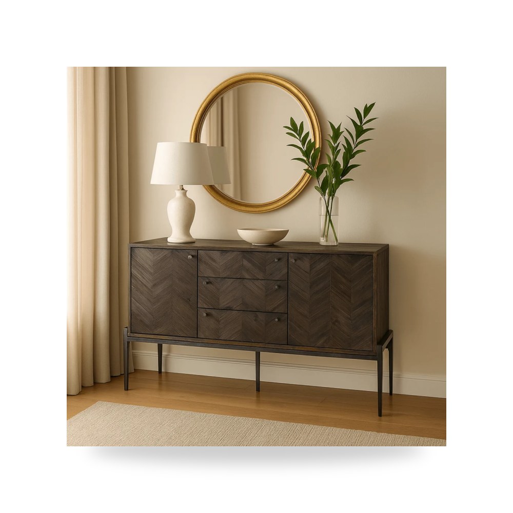 بوف ومسند قدم عثماني - بوفيه كونسول Uttermost موديل R24749 UTT - طراز R24749-UTT