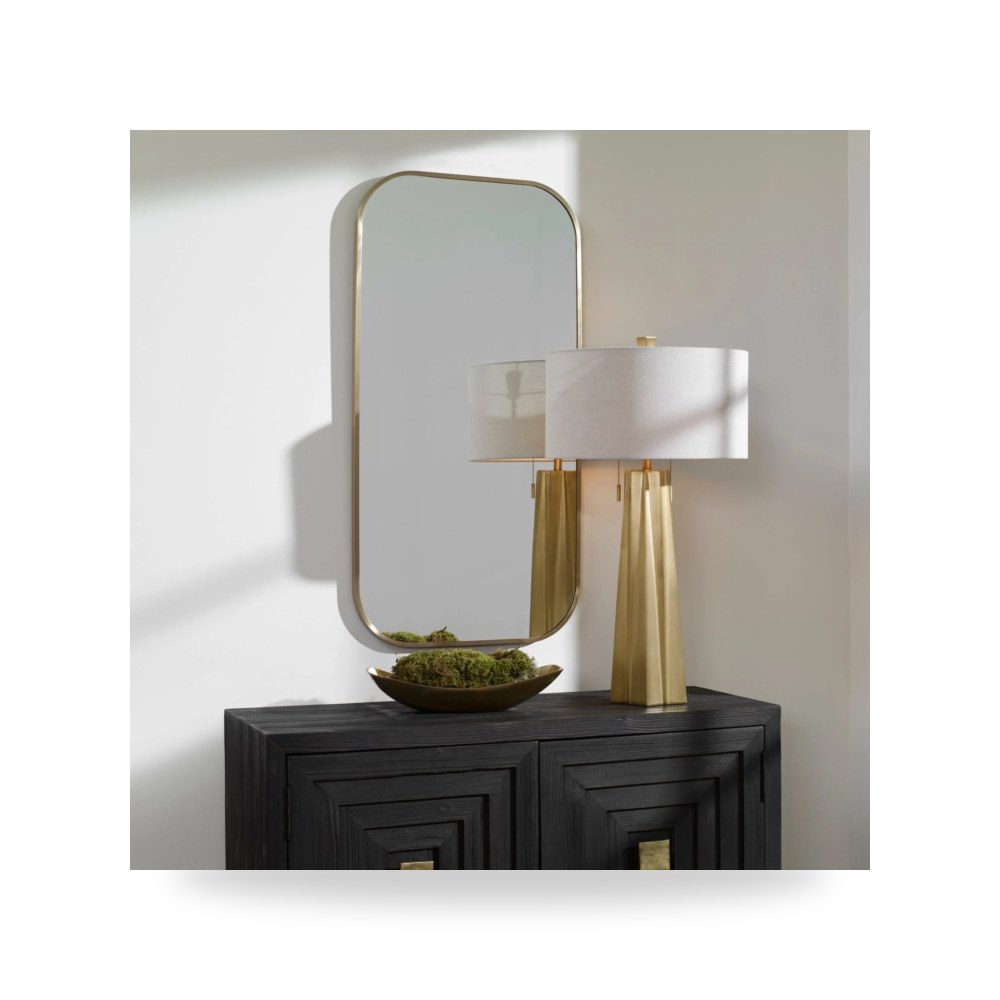 مرآة نحاس أصفر Taft Uttermost