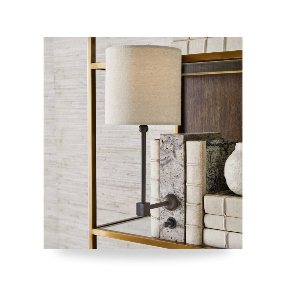 رف برونزي Mini Travertine - Bronze أترموست Uttermost