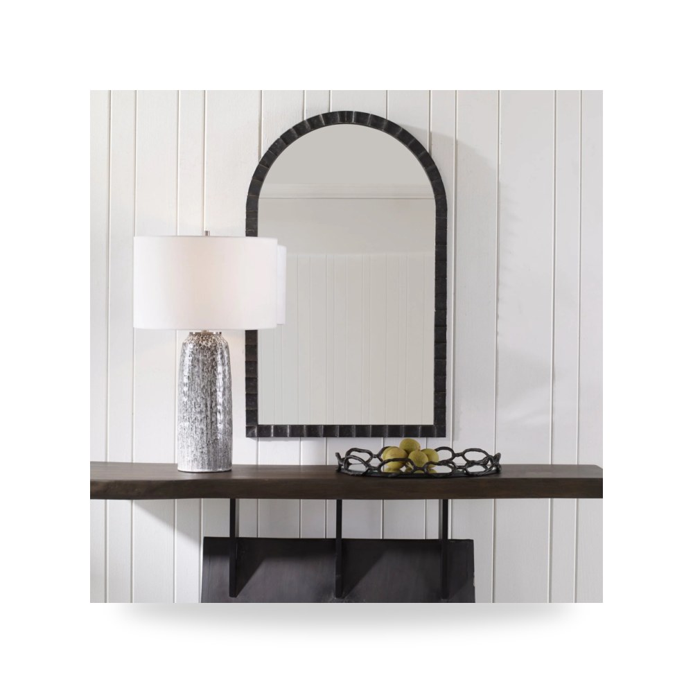 مرآة ديكور Dandridge Arch , أسود Uttermost