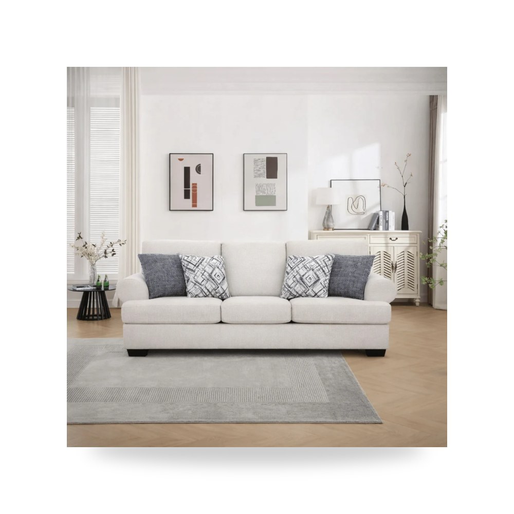 كنب أريكة أبيض روتس موديل RF1622