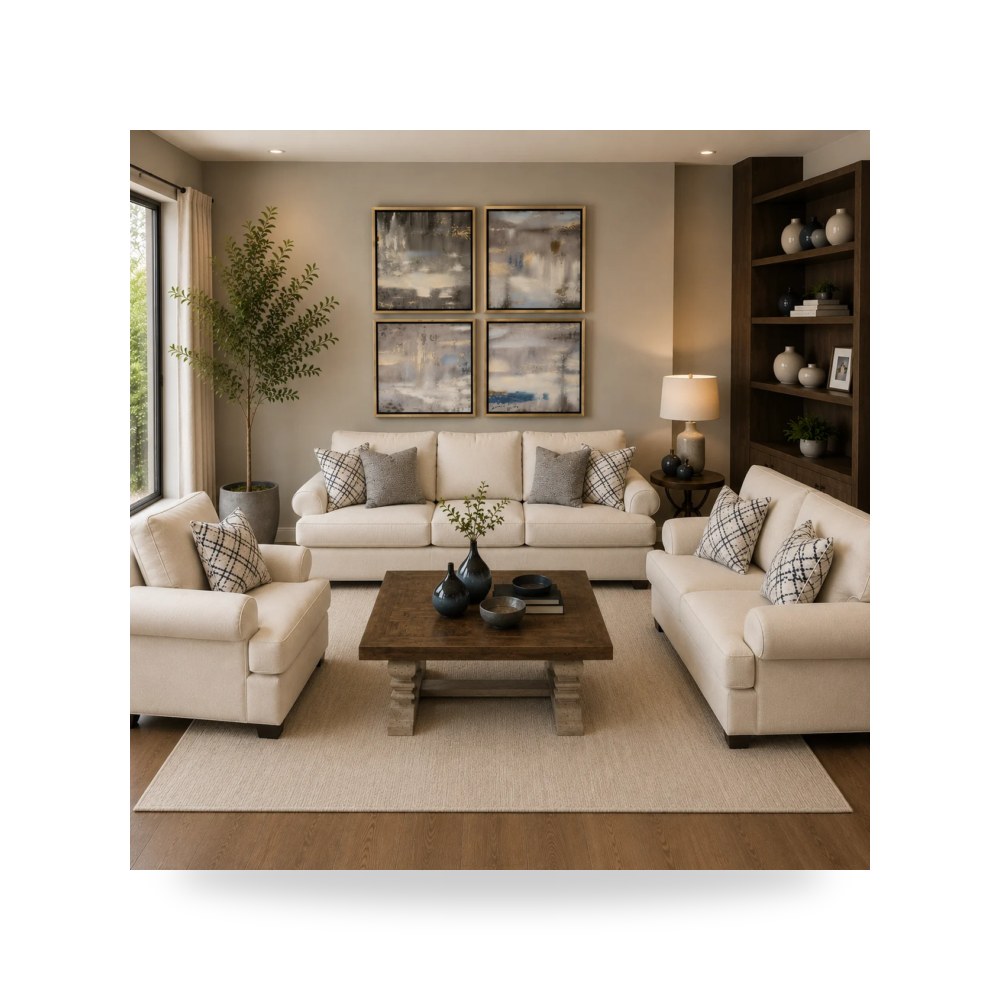 أبيض Elegant Off White موديل RF1622-001Kit-1