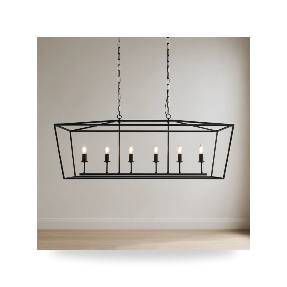 ثريا أسود METAL Sagebrook Home موديل 52020