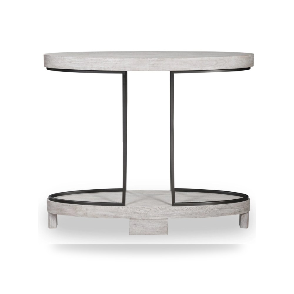 طاولة كونسول مدخل Ovoid , Scrubbed Elm أترموست Uttermost