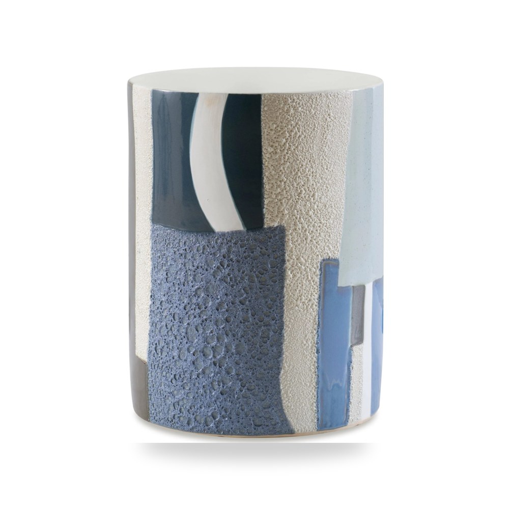 كراسي ومقاعد فاخرة - Graph Garden Stool - Blue - من Uttermost - طراز R25269-UTT