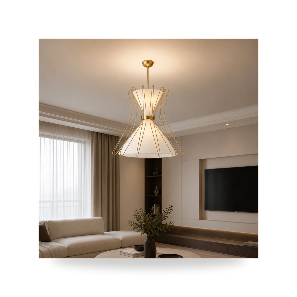 تعليقة إضاءة نحاس أصفر من أترموست Uttermost