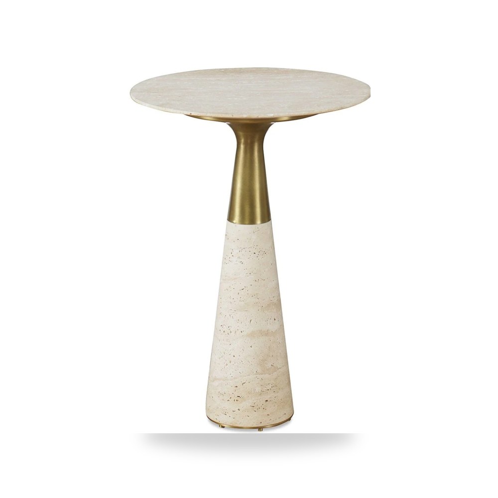 طاولة جانبية بيج Pier Travertine أترموست Uttermost