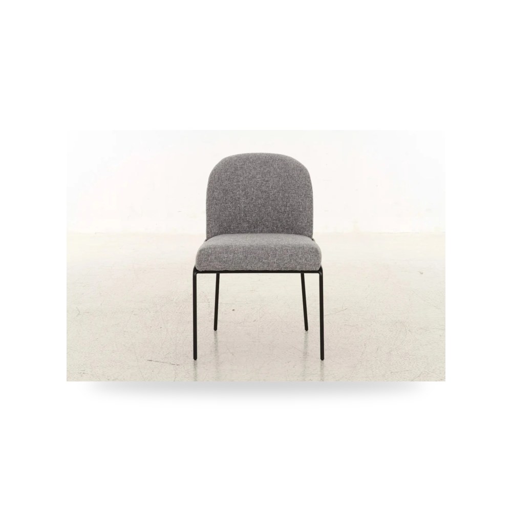 كرسي طعام فاخر - كرسي طعام طبيعة ومناظر رمادي - طراز RF-1572-D97706BT
