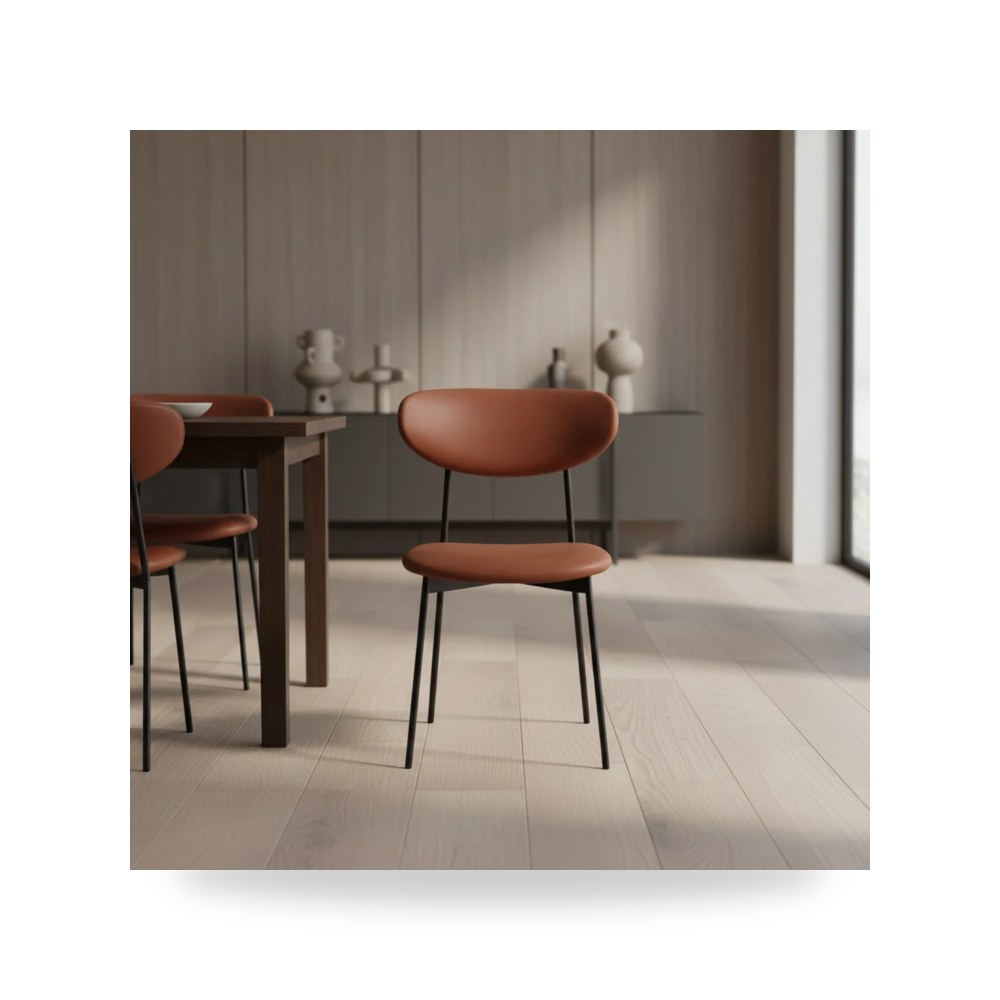 كرسي طعام فاخر - كرسي طعام أسود موديل RF 1572 - طراز RF-1572-D24Y043