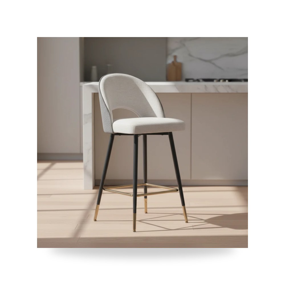 كرسي طعام فاخر - Evo Back and Piping Dining Chair