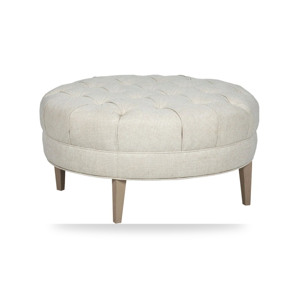 بوف ومسند قدم عثماني - بوف Hand Round معتمد - من Fairfield Chair - طراز RTSW-36