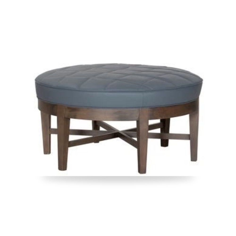 بوف ومسند قدم عثماني - Product OverviewBox Quilted Round Ottoman - من Fairfield Chair