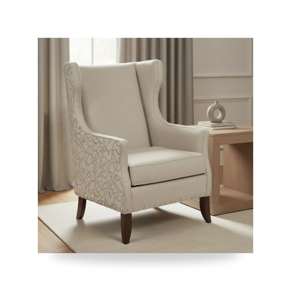 كرسي جلوس بتصميم أنيق - كرسي Collins Fairfield معتمد - من Fairfield Chair - طراز S-7413-01