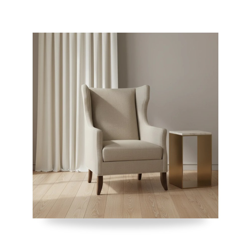كرسي جلوس بتصميم أنيق - كرسي Fairfield Chair موديل S 7413 E1 - طراز S-7413-E1