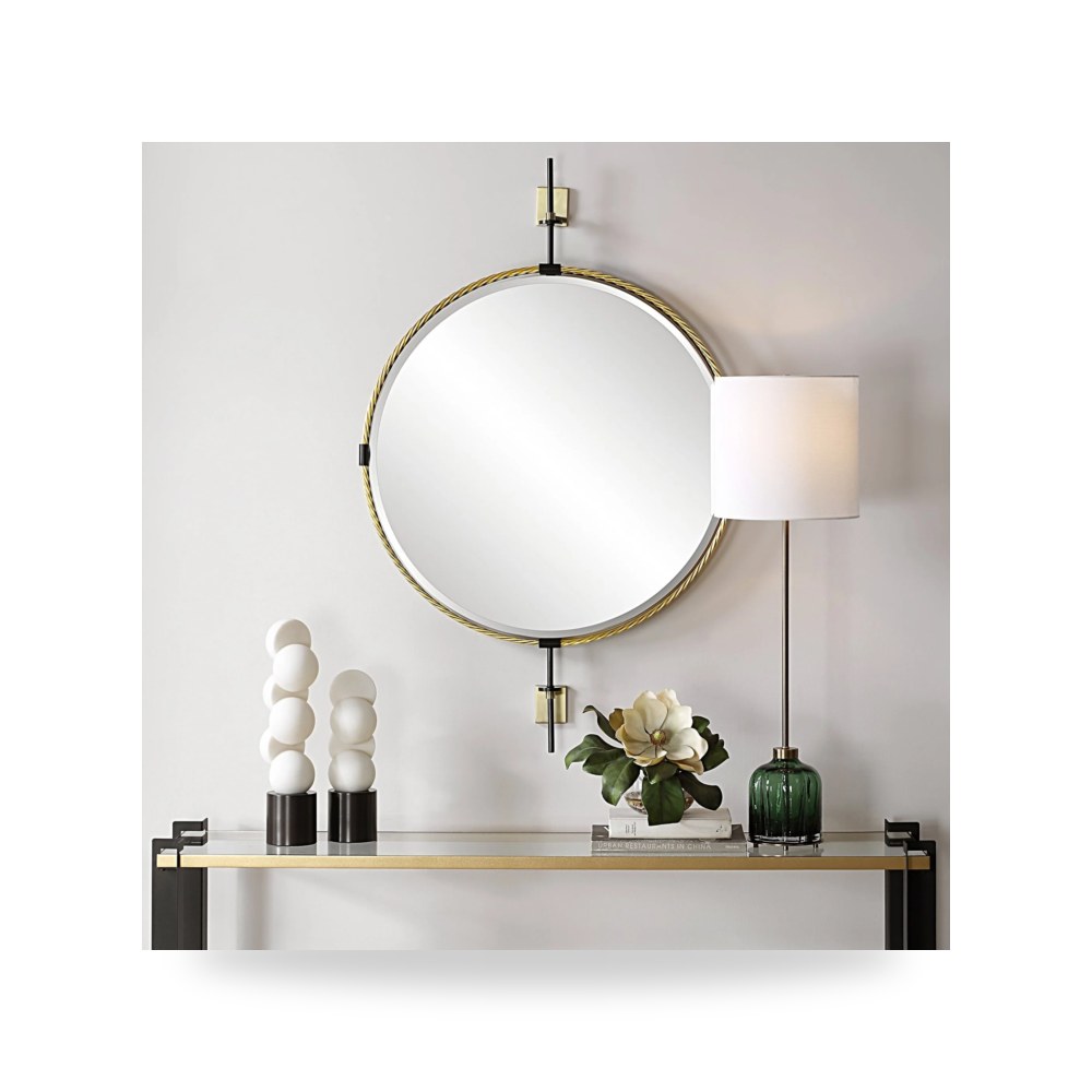 مرآة ديكور Guardrail Round Uttermost