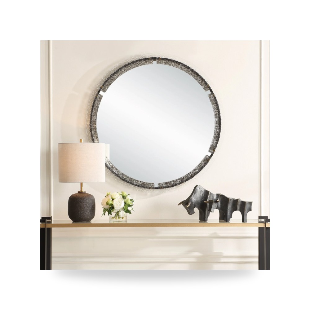 مرآة ديكور Crystalline Round Uttermost