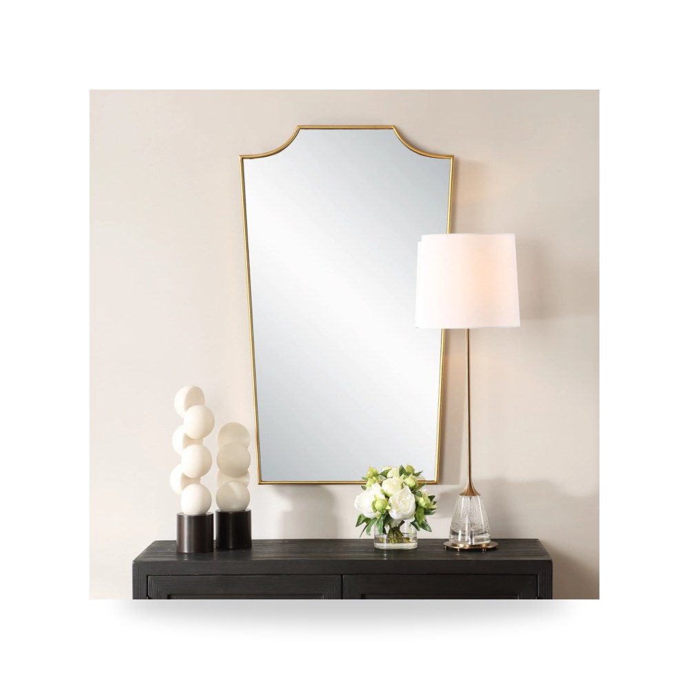 مرآة ديكور Demure Antique ذهبي Uttermost