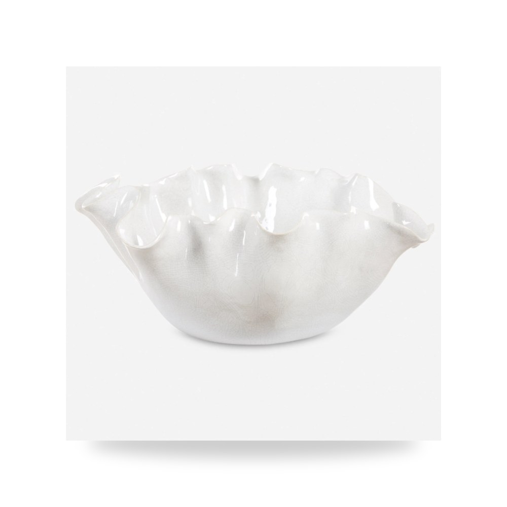 مرآة ديكور جدارية وعاء ديكور أبيض Uttermost موديل 18184 utt موديل 18184-utt