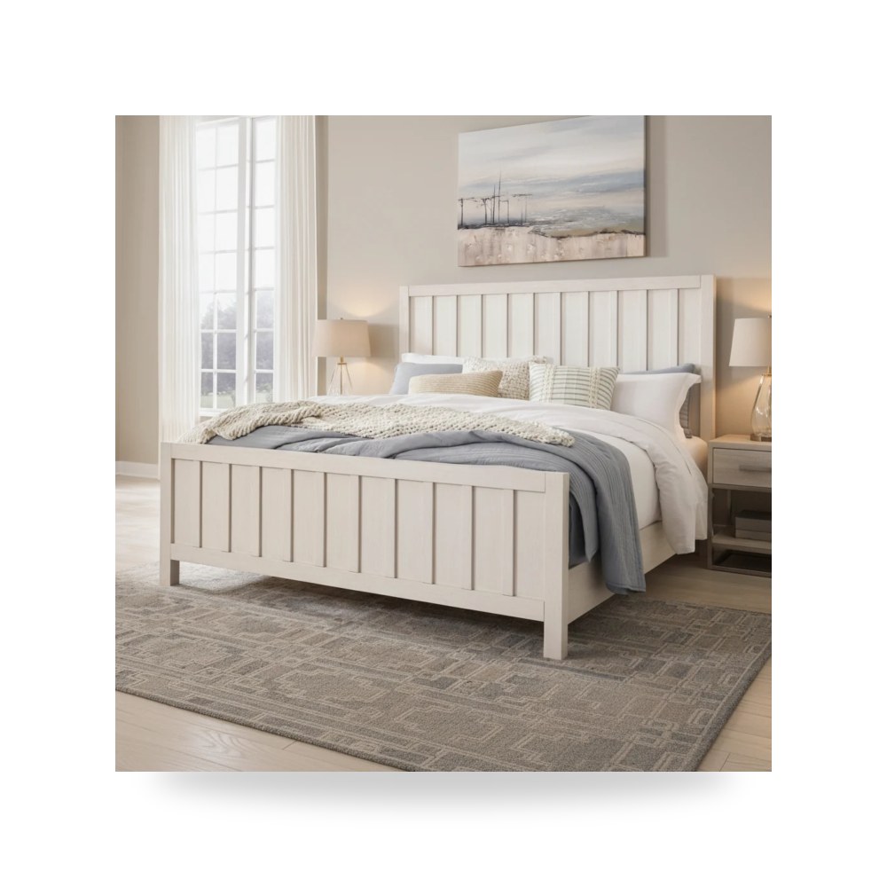 سرير نوم فاخر - سرير Shaybrock Panel معتمد - طراز B683-King2