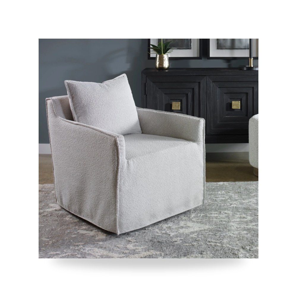 كرسي جلوس بتصميم أنيق - Welland Swivel Chair - من Uttermost - طراز 23658-UTT
