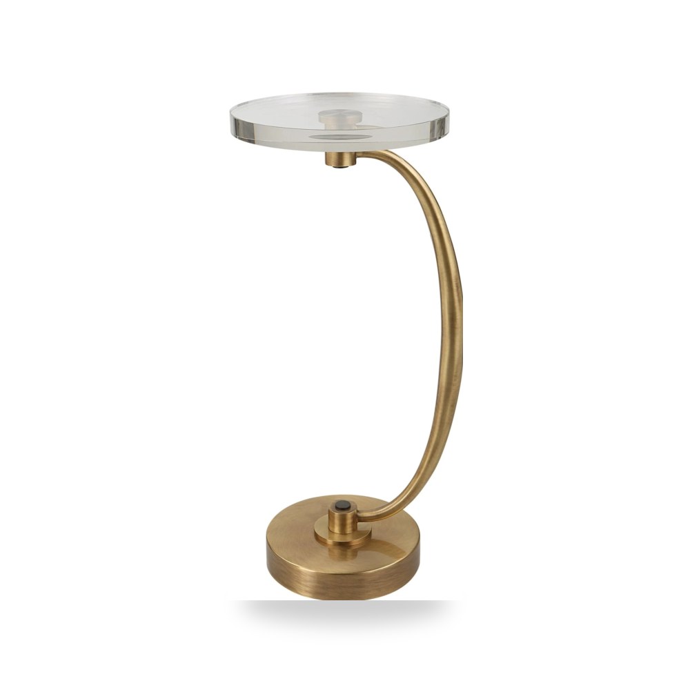 طاولة Waveney Drink , Brass أترموست Uttermost