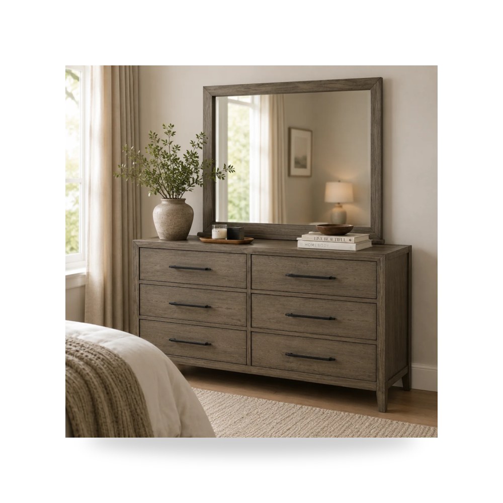 تسريحة ودريسر غرفة نوم موديل B-3690 3
